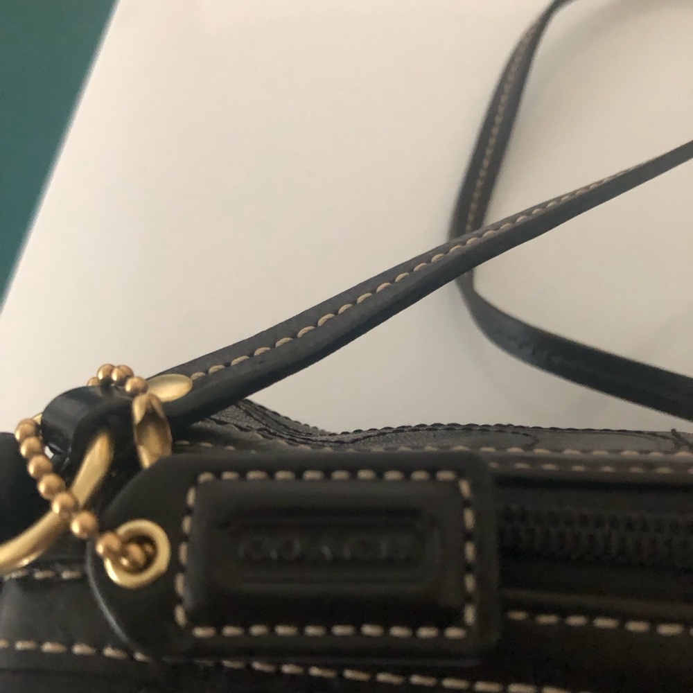 Vintage Coach Rollbag in Leather Signature - Picture 4 of 6